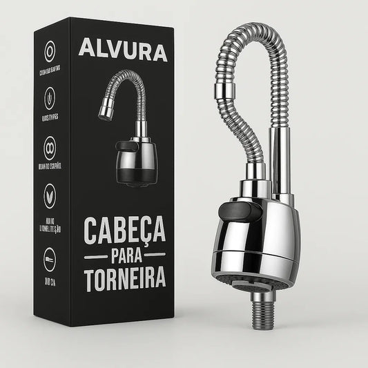 OFERTA 2X1 | ECO TORNEIRA 360º com filtro purificador de água