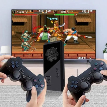 GameStick™ 4K - 10.000 jogos retro | 50% DE DESCONTO